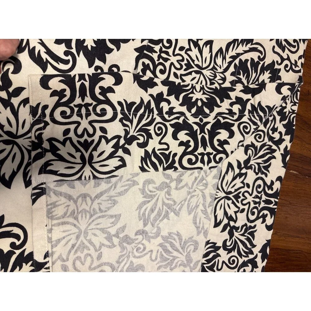 Pier‎ 1 Imports Damask Curtains 4 Panels 52